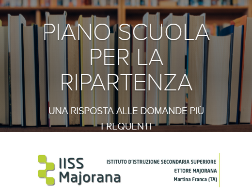 Majorana- Piano rientro - FAQ